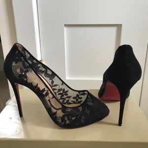 Lace Christian Louboutin Heels 100% Authentic